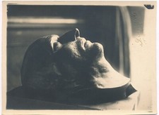 Masque mortuaire Napoléon Ier Ajaccio photo photographie époque v. 1930 Moretti