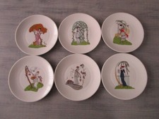 6 Assiettes a dessert en