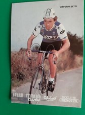 CYCLISME carte cycliste VITTORIO SETTI équipe SELLE ITALIA CHINOL 1982