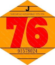 vignette 1976 autocollante