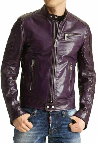 Veste cuir agneau - veste, en