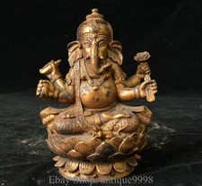 4" Old Tibetan Bronze Gilt
