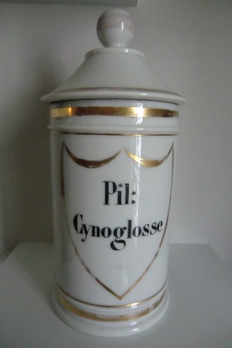 Ancien pot pharmacie en - à,