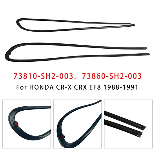 2pcs window glass molding - 2pcs,