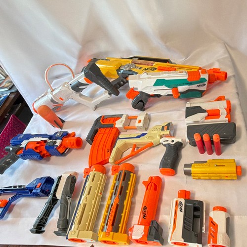 Nerf dart blaster lot - nerf, w/