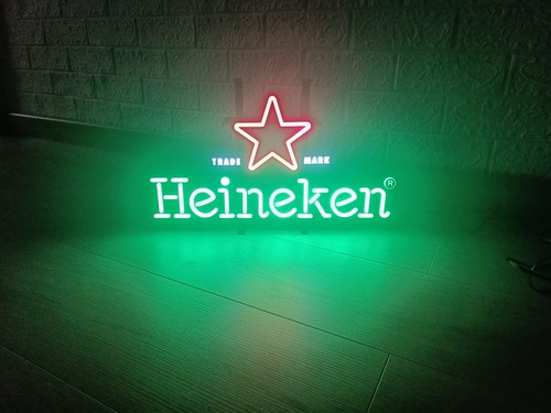Enseigne lumineuse heineken - enseigne,