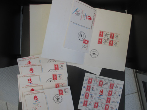 Lot timbres jeux - timbres, olympiques