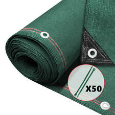 Brise vue occultant en HDPE 230g/m² 1.8x10m avec attaches de fixation vert