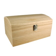 Coffre en bois couvercle