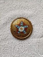 Ancienne broche en porcelaine de Limoges - Pastaud - Art Déco 