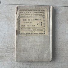 Carte Toilée Taride No 17 Midi De La France