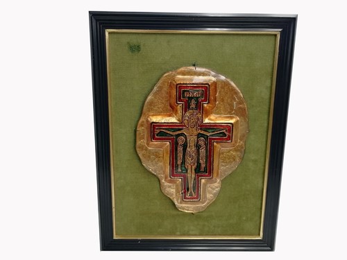 Ancien tableau bas relief - , en