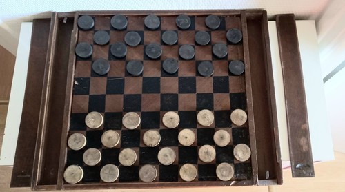 Ancien plateau bois jeu - jeu, de