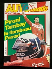 AUTO HEBDO 330 du 12/08/1982; GP d'Allemagne; Pironi, Tambay, Ferrari/ 104 ZS