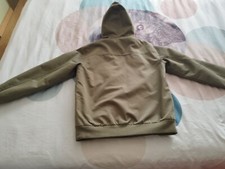 blouson DC shoes doublé à capuche kaki taille 14 ans pratiquement neuf