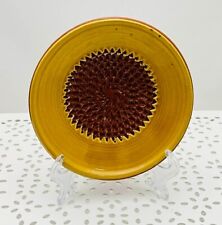 Gratte-ail coupelle  céramique marron jaune 12,5 x 2 cm env