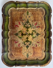 Plateau florentin en bois