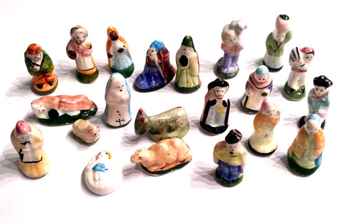 Fèves crèche france decor - fèves,