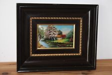 Tableau émail d'art Limoges signé R. Restoueix