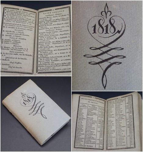 1818 almanach etrennes - almanach,