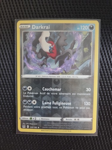 Carte pokemon darkrai 120 196 - carte, 120/196