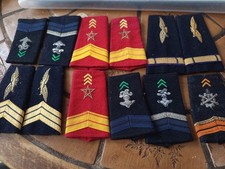 insignes militaires tissus epaulettes