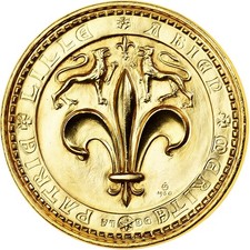 France, Médaille, Lille a bien Mérité la Patrie, Bronze Doré, Charles