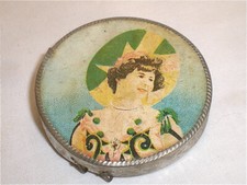 PETIT MIROIR DE POCHE DEBUT XXème