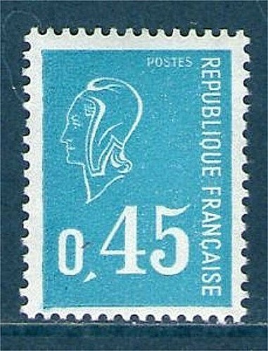 Timbre 1663 bleu pale neuf - bleu,