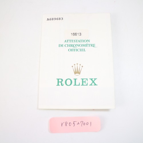 Rolex 16613 submariner paper - rolex,