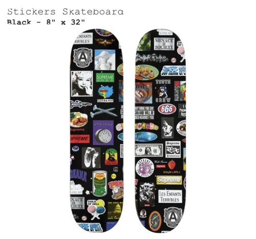 Supreme stickers skate - supreme,