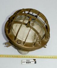 BELLE LAMPE DE COURSIVE  MARINE NATIONALE -  LAITON + BRONZE - à voir - 4 KILOS