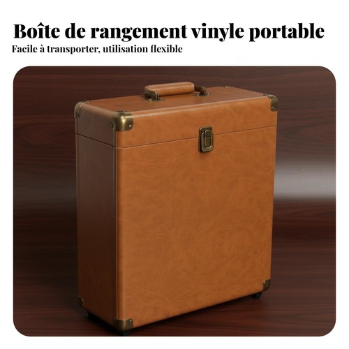 Mallette pour disques vinyles - mallette,