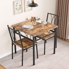 Table à manger carrée de 3
