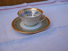 Bel tasse à café porcelaine ancienne Limoges signé LA SEYNIE époque année 1953