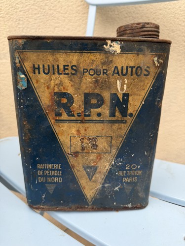 Ancien bidon huile rpn jus - ancien,