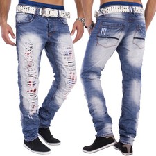 Jean homme déchiré style