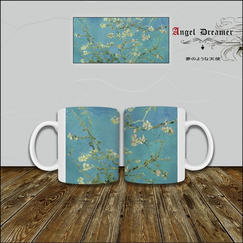 Mug tasse amandier - tasse, fleurs