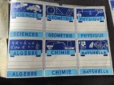 Rare !! 20 anciennes étiquettes 6x7 cm - Années 50