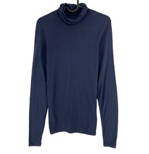 GANT Bleu Marine Col Montant Pull Taille M