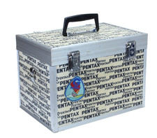 Pentax Mallette aluminium Vintage pour appareil photo Argentique  (Réf#V-199)