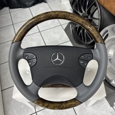 Volant En Bois Et Cuir Mercedes-Benz Clk55 AMG E55 AMG W210 W208 Mopf Avantgarde