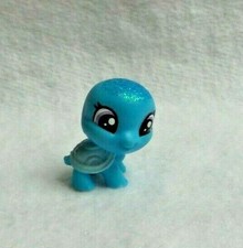 LITTLEST PETSHOP LPS # NN24 HASBRO BEBE TORTUE INKY BLUESHELL BLEU PAILLETTE