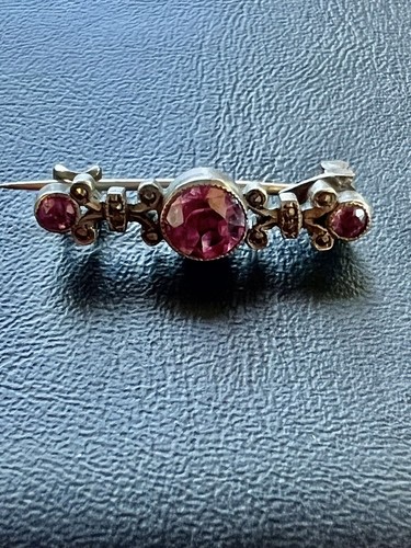 Antique broche barrette - ￼,