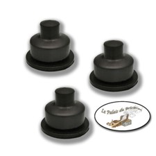 Lot de 3 silent bloc support cache moteur (adaptable 8200376102 - 2l dci …)