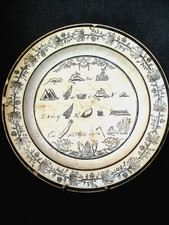 ASSIETTE PARLANTE REBUS N°7