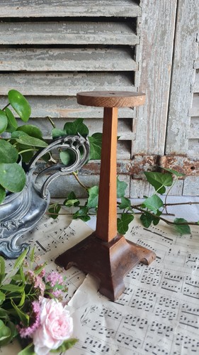 Ancien porte chapeau bois - chapeau, en
