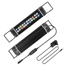 LED Minuterie Lampe d'aquarium Rampe LED Aquarium RGBW Lumière avec Gradateur...