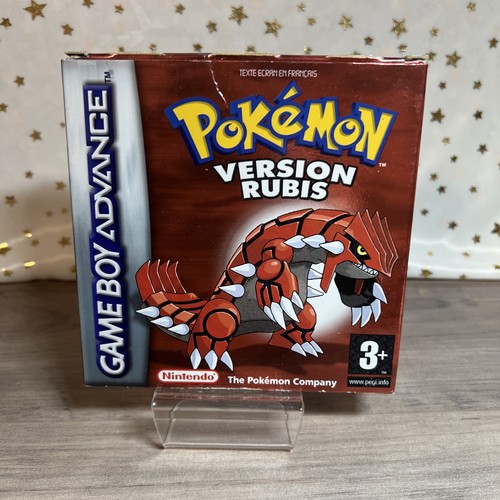Boîte vide pokémon ruby - -pokémon,
