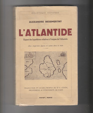 L'Atlantide Exposé des hypothèses Alexandre Bessmertny Dr F. Gidon 1935 celtes